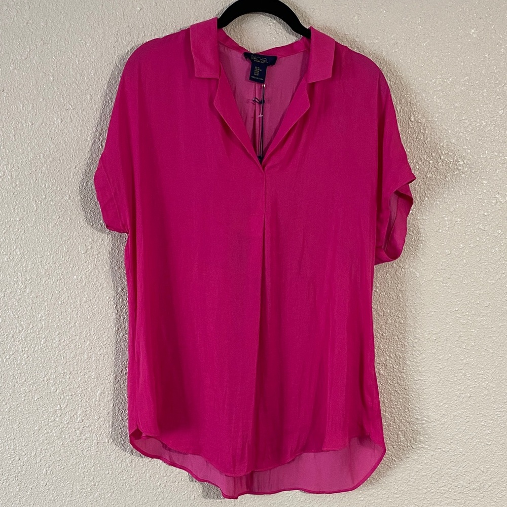 NWT Pink Pullover Top from Rachel Rachel Roy Size M